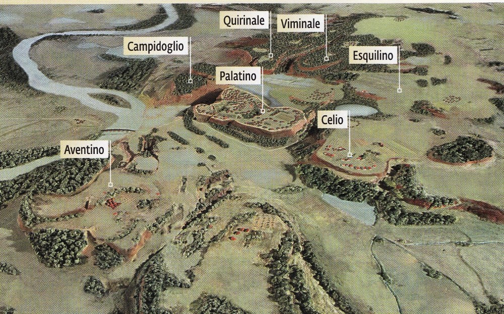 Resultado de imagem para fotos das sete colinas de roma